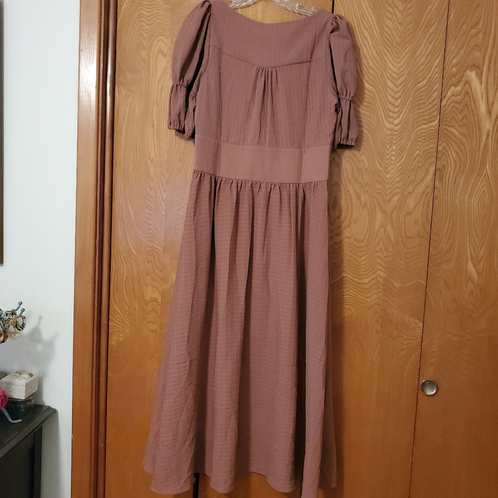 Ted Baker Angeia Textured Midi Dress - Picture 6 of 6